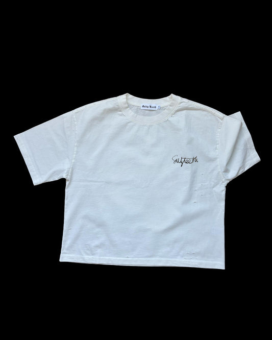 HAND-FRAYED BATTLE TEE