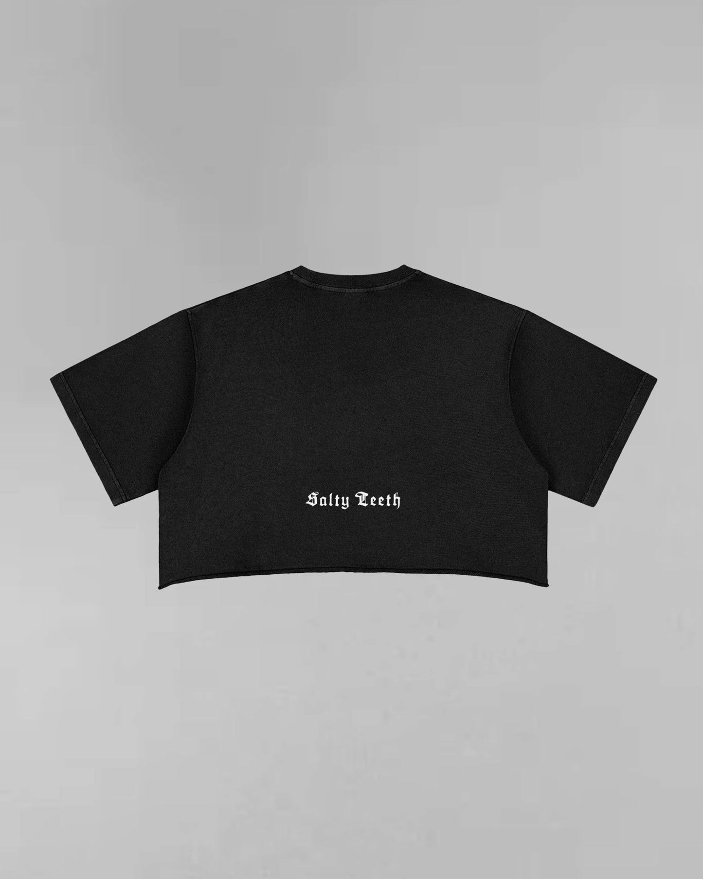 SALTY LIPS RAW EDGE CROP TOP