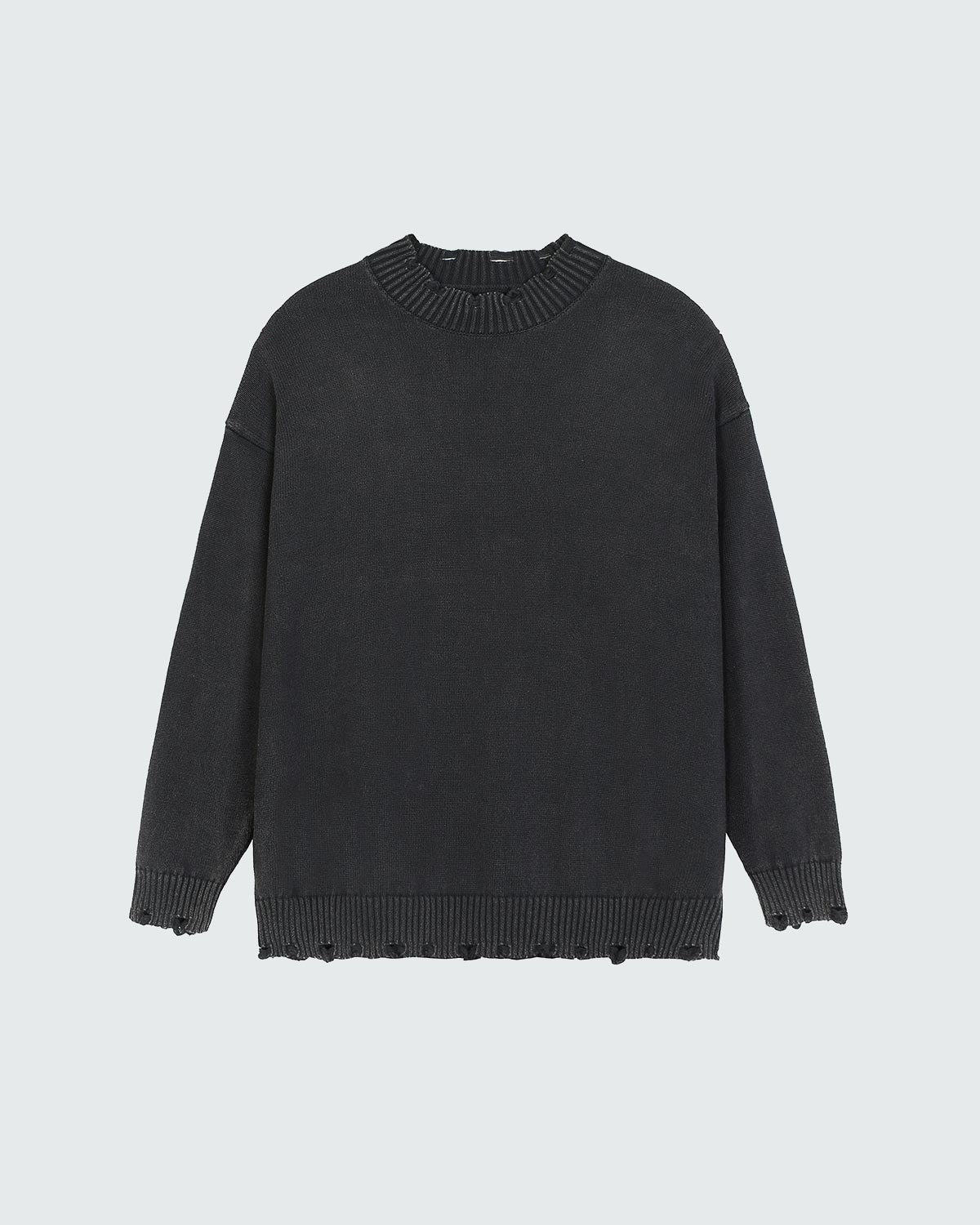 FISHERMAN JUMPER hand-frayed