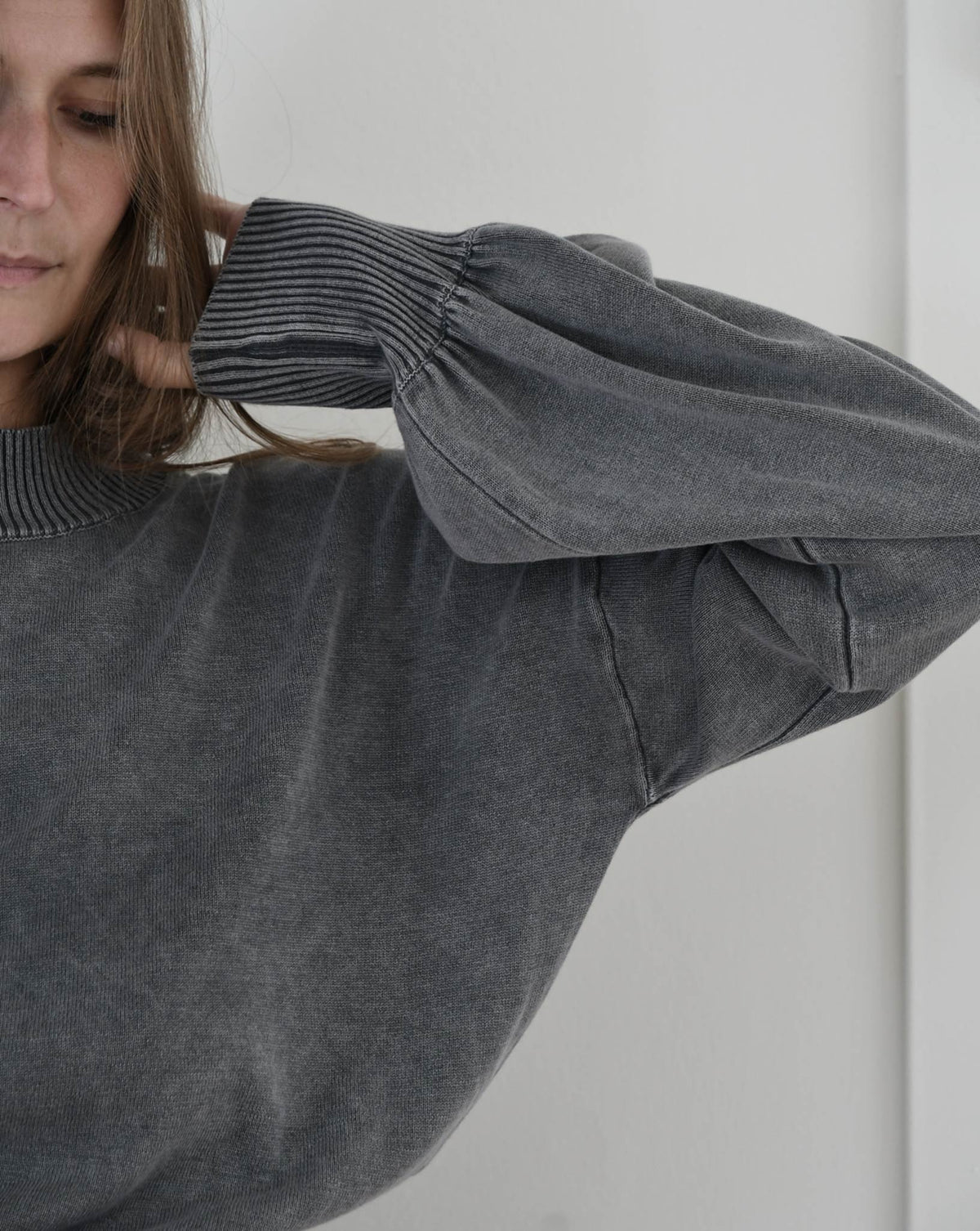 Lantern Cropped Jumper