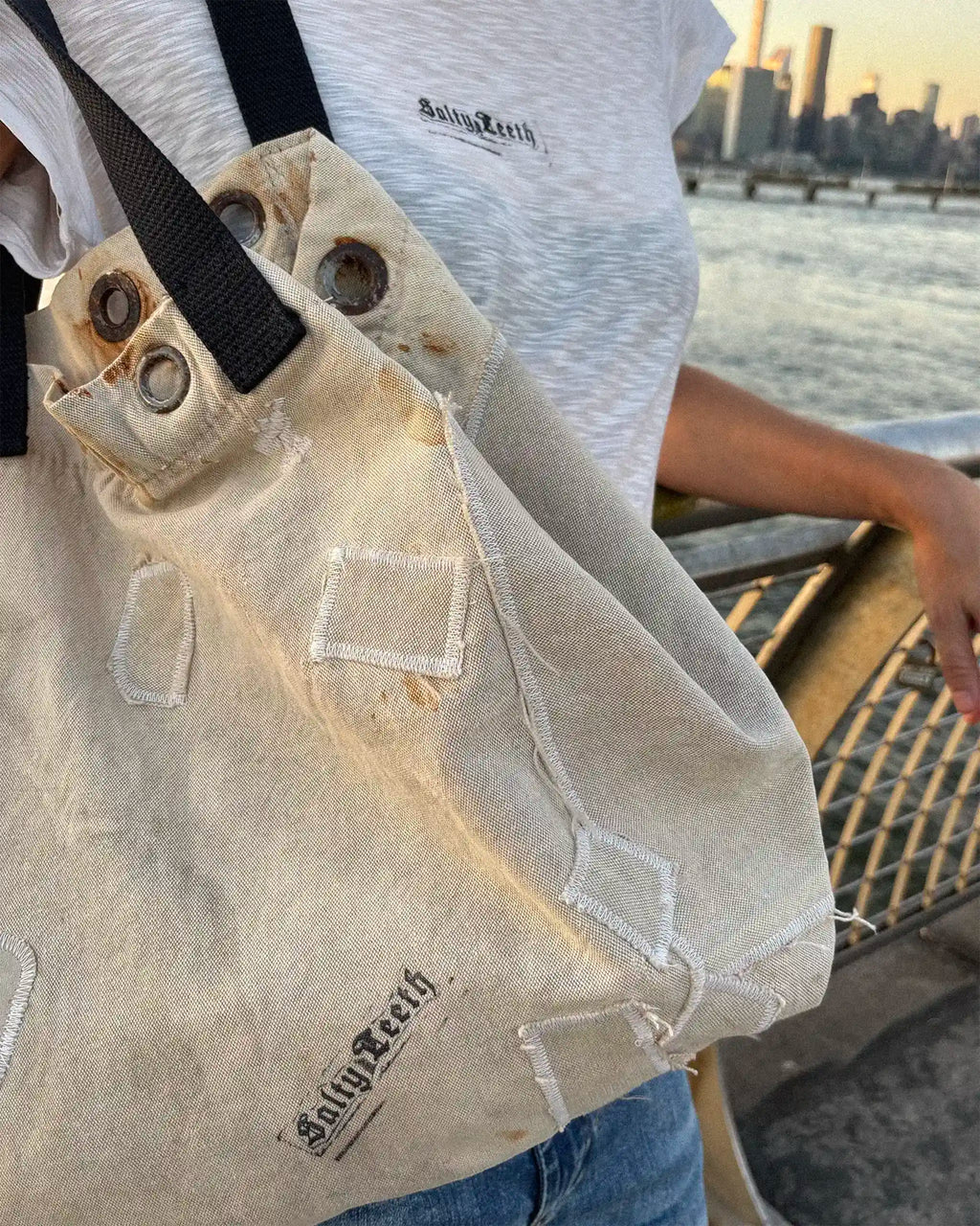 FISHERMAN BAG in cotton canvas