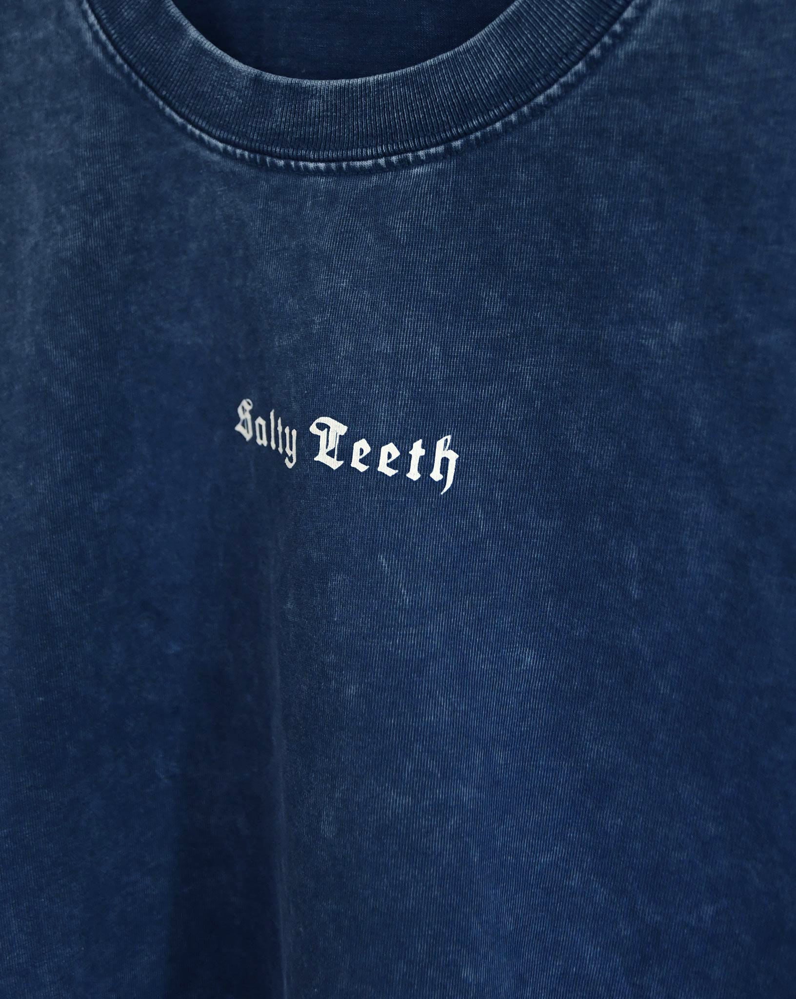 Royal Blue | Salt-Eaten Fisherman Shirt detail